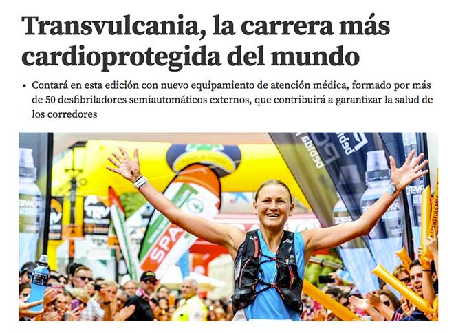 Transvulcania Carrera Cardioprotegida