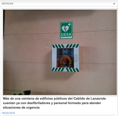 Cabildo Lanzarote Cardioprotegido